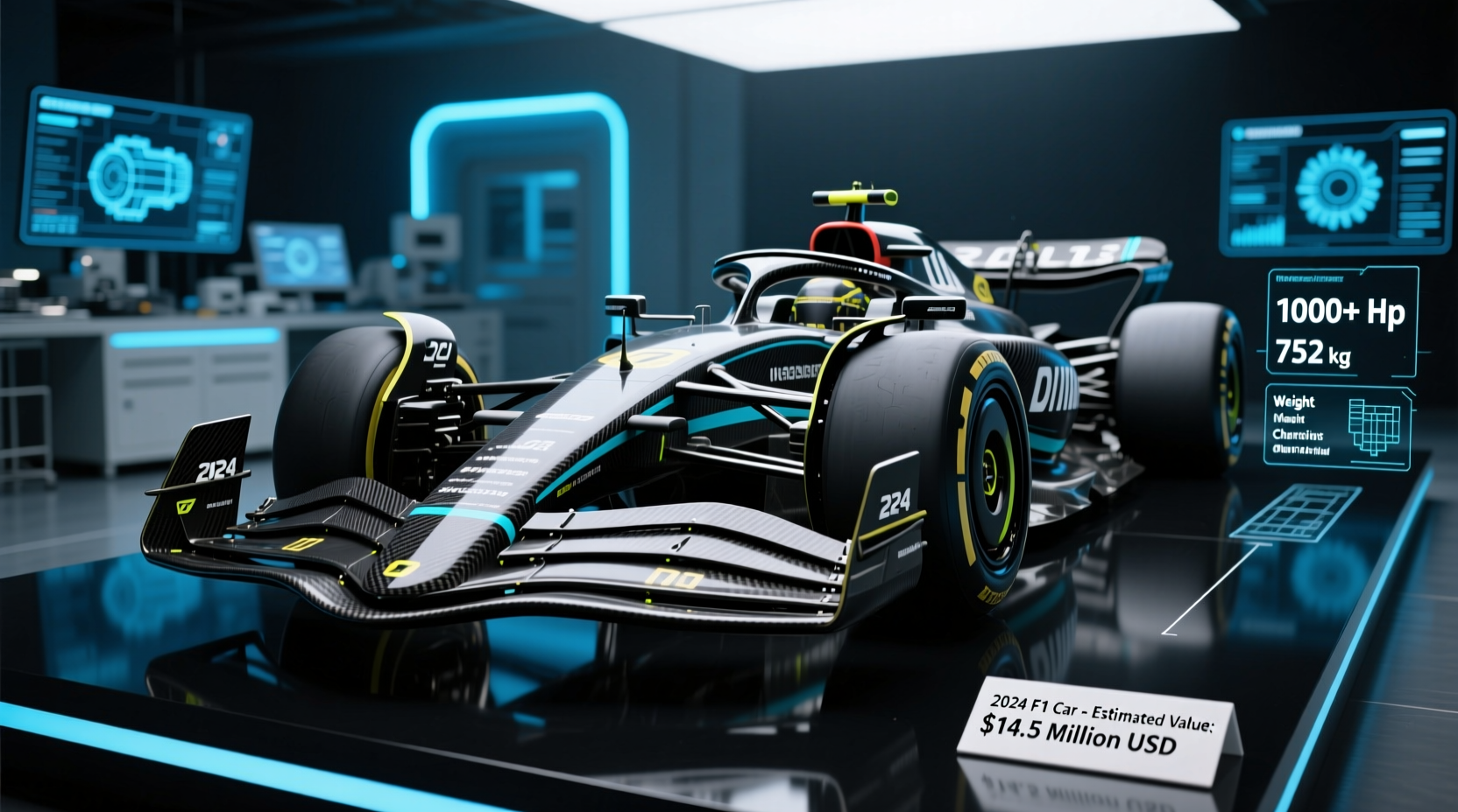 how much is a formula one car worth