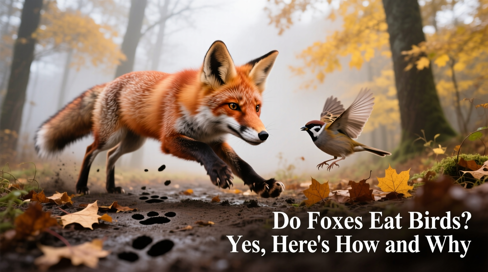do foxes eat birds