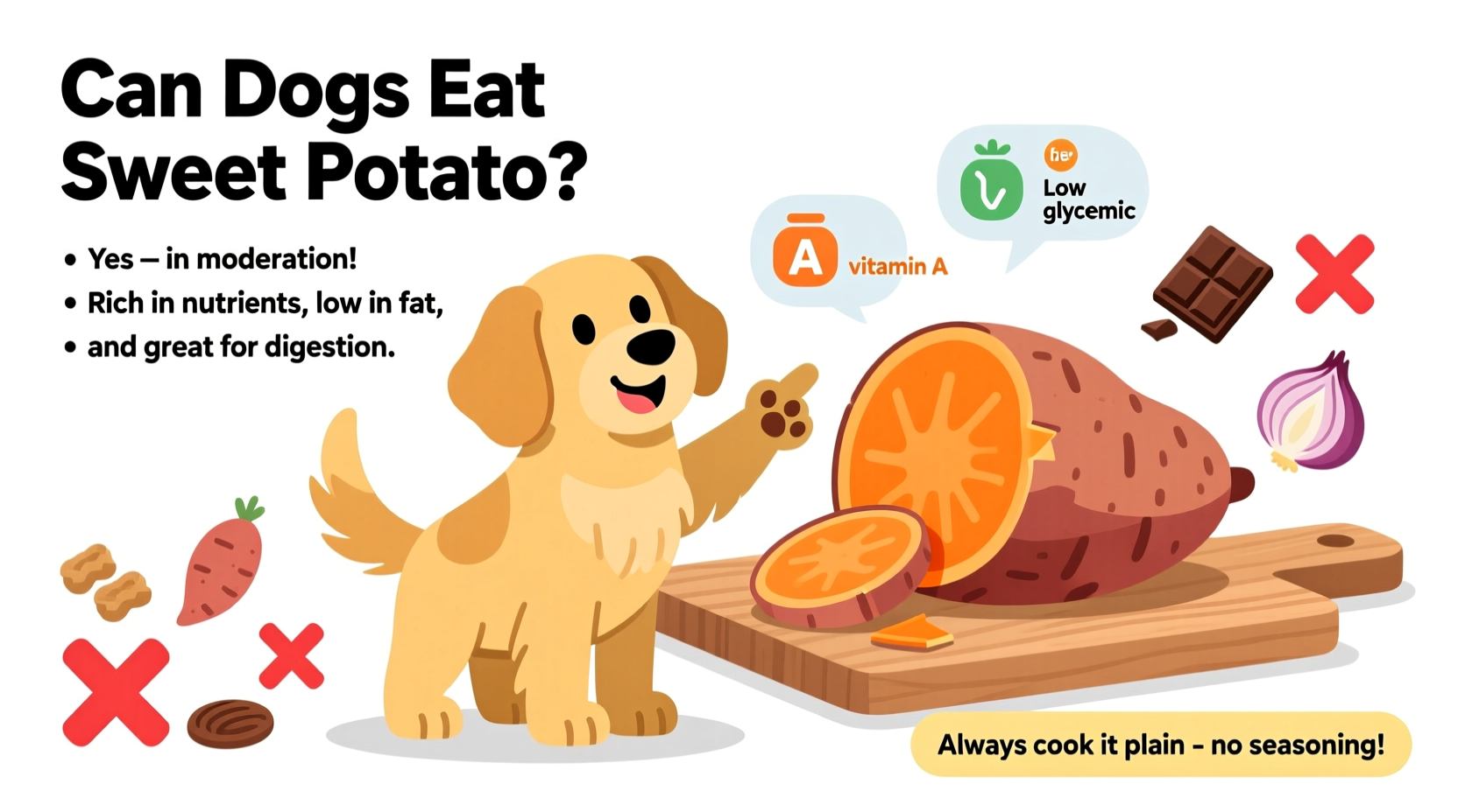 can dogs eat sweet potato