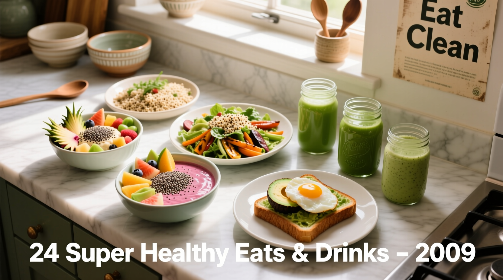 24 Super Healthy Eats and Drinks for 2009: A Practical Culinary Travel Guide