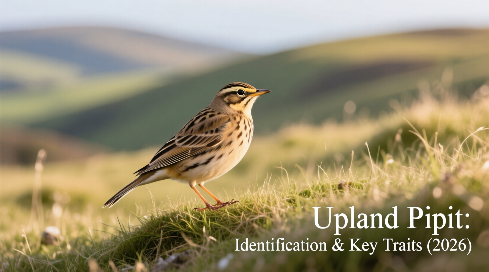 Upland Pipit: Identification & Key Traits (2026)