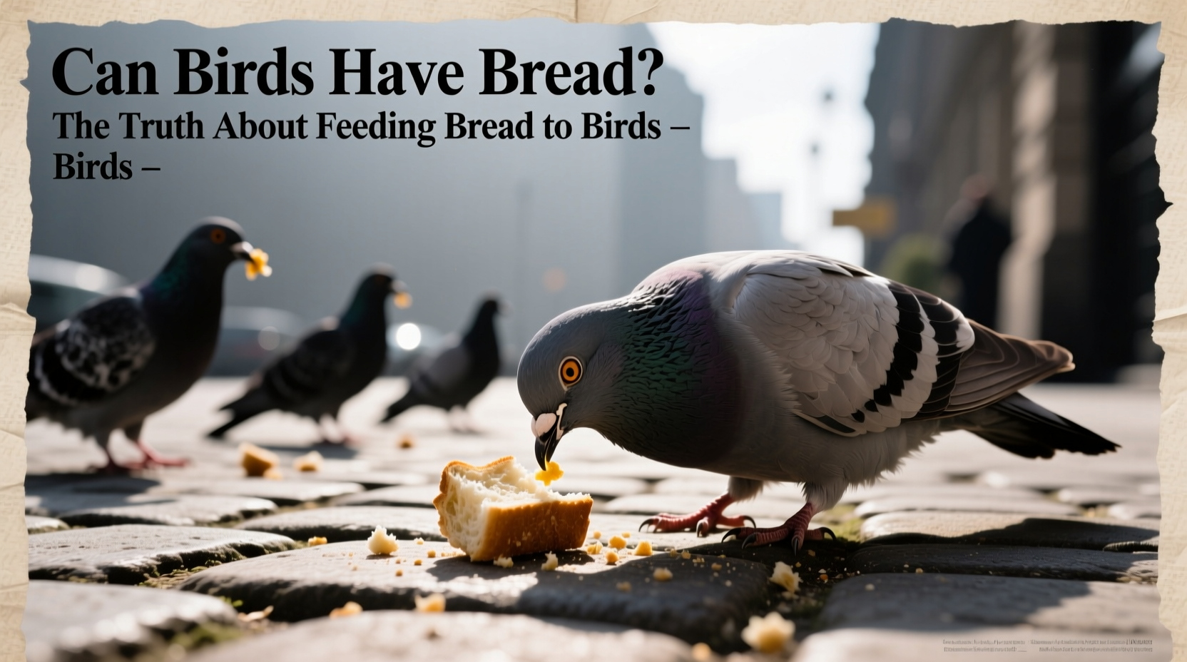 can birds have bread