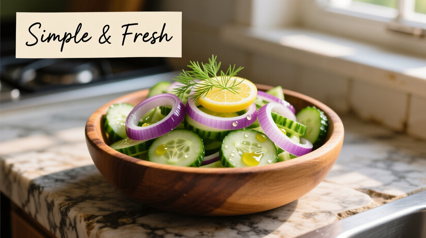 onion and cucumber salad