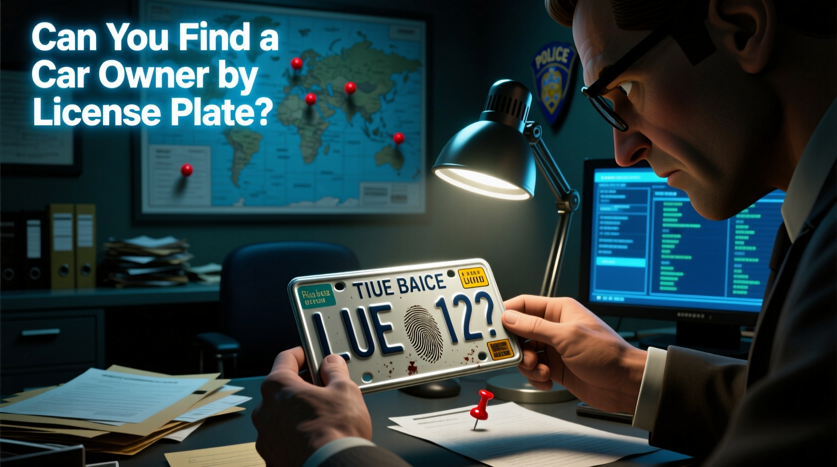 how to find owner of a car by licence plate