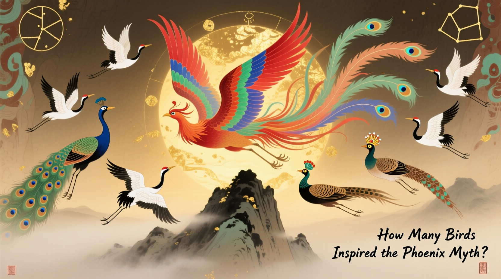 how many birds did the phoenix take inspiration from