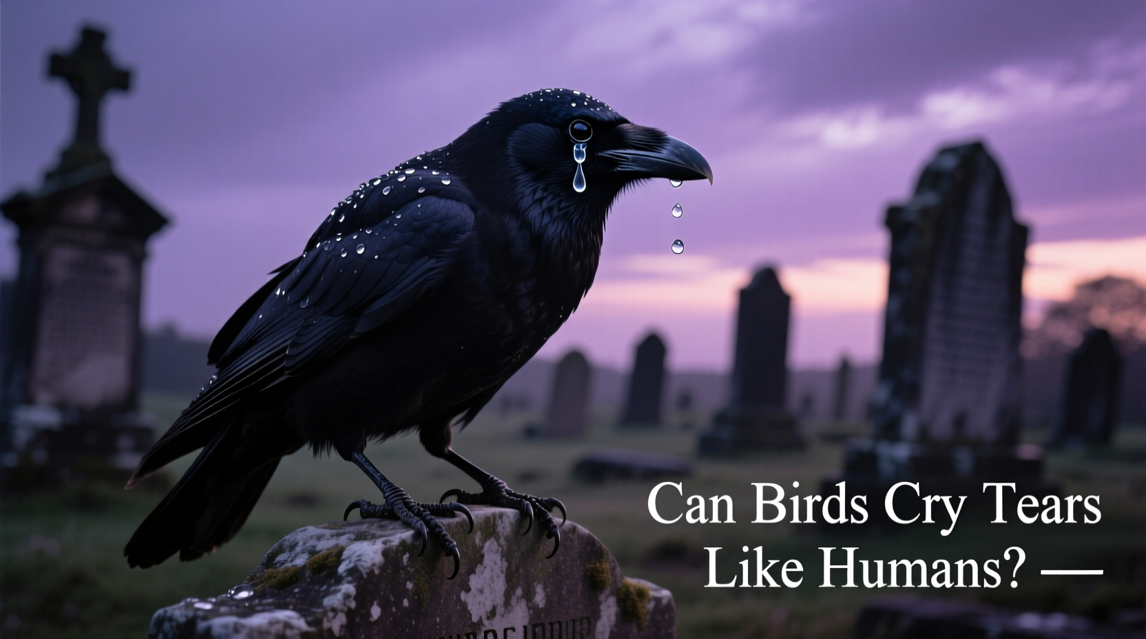 can birds cry