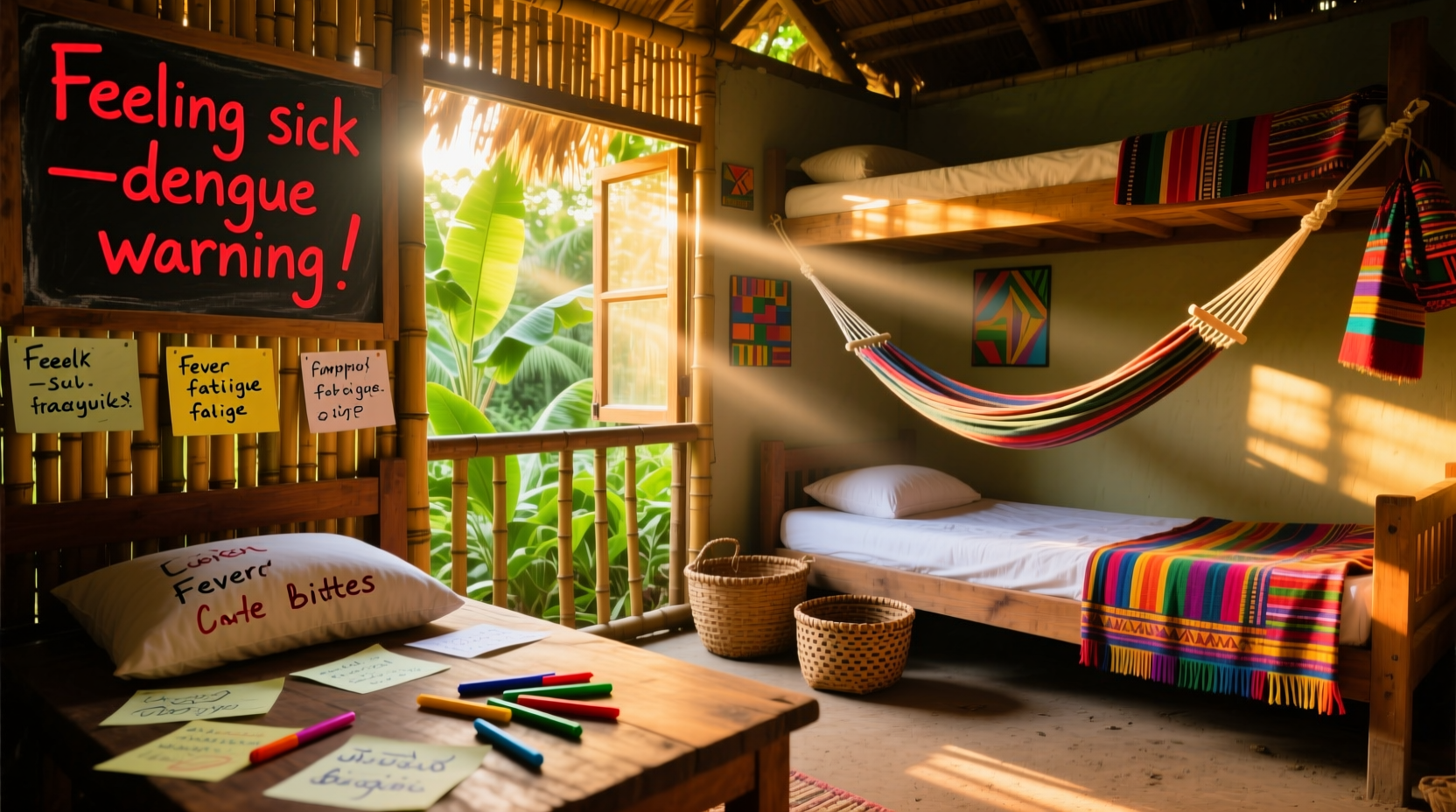Notes on Getting Sick in an Equatorial Region Hostel Dorm: A Practical Guide