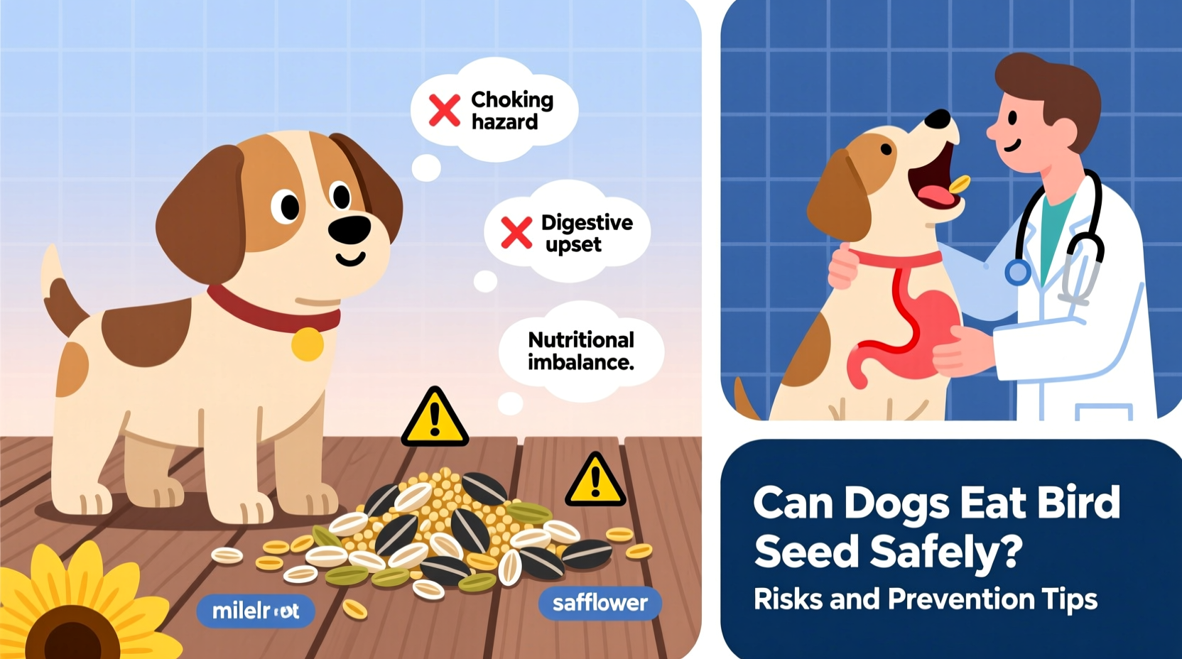 can dogs eat bird seed