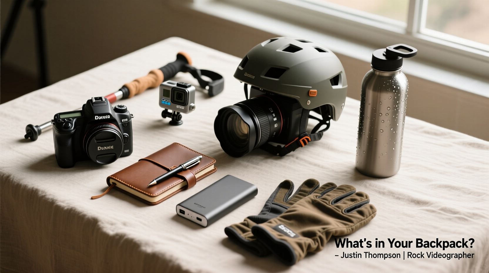 What’s in Your Backpack: Justin Thompson Rock Videographer Gear Guide