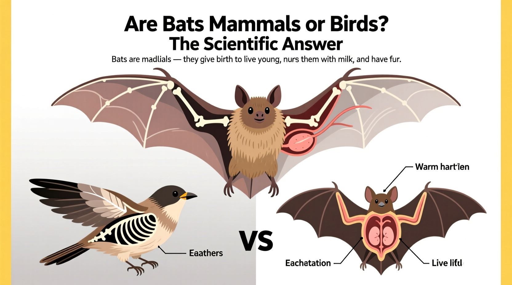 are bats mammals or birds