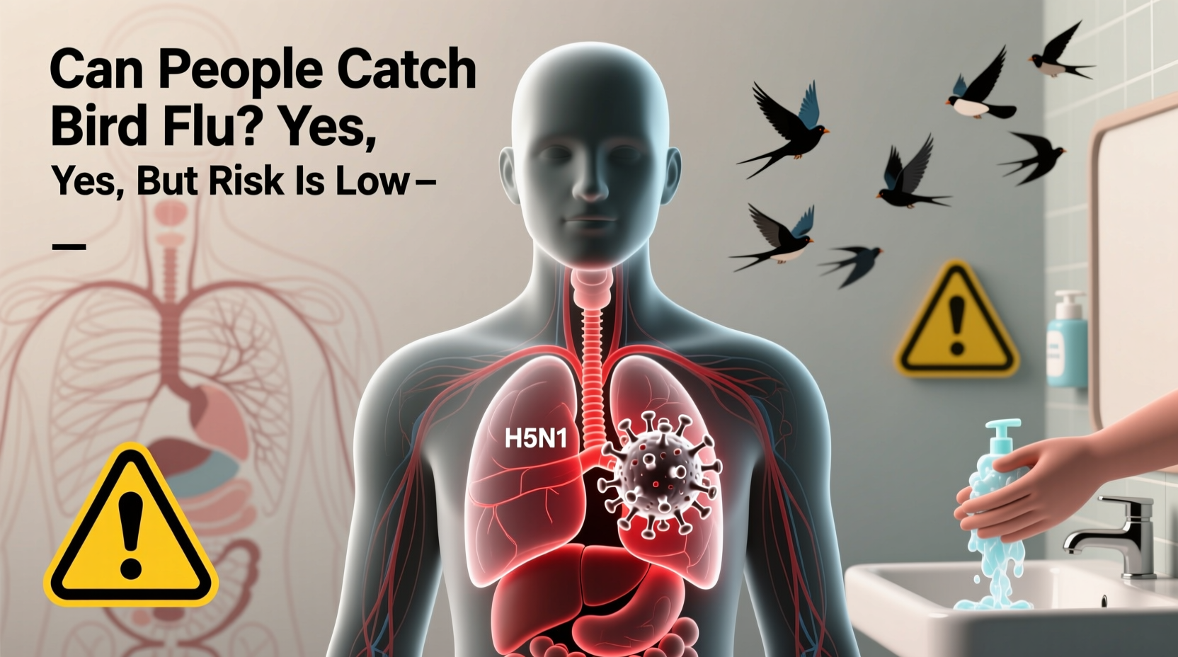 can people catch bird flu