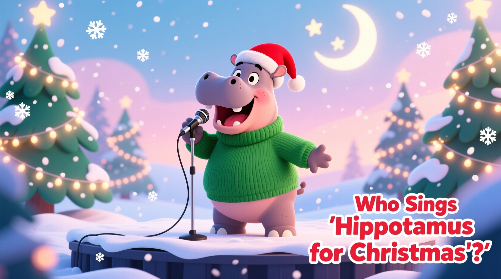 who sings hippopotamus for christmas