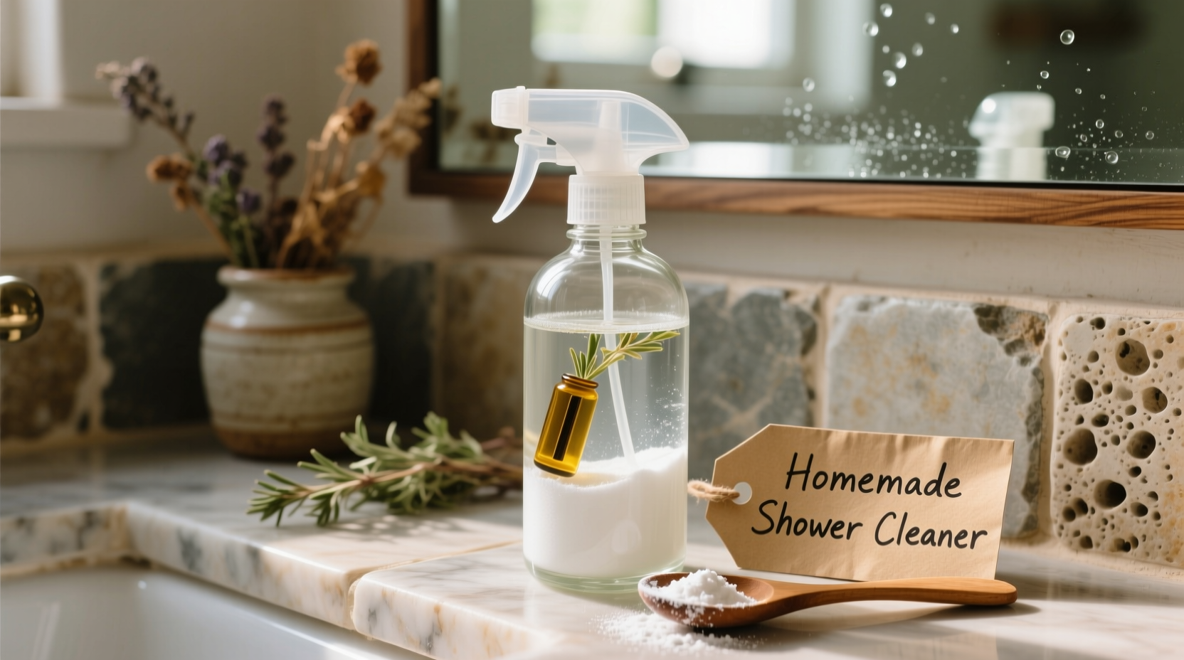 homemade shower cleaner