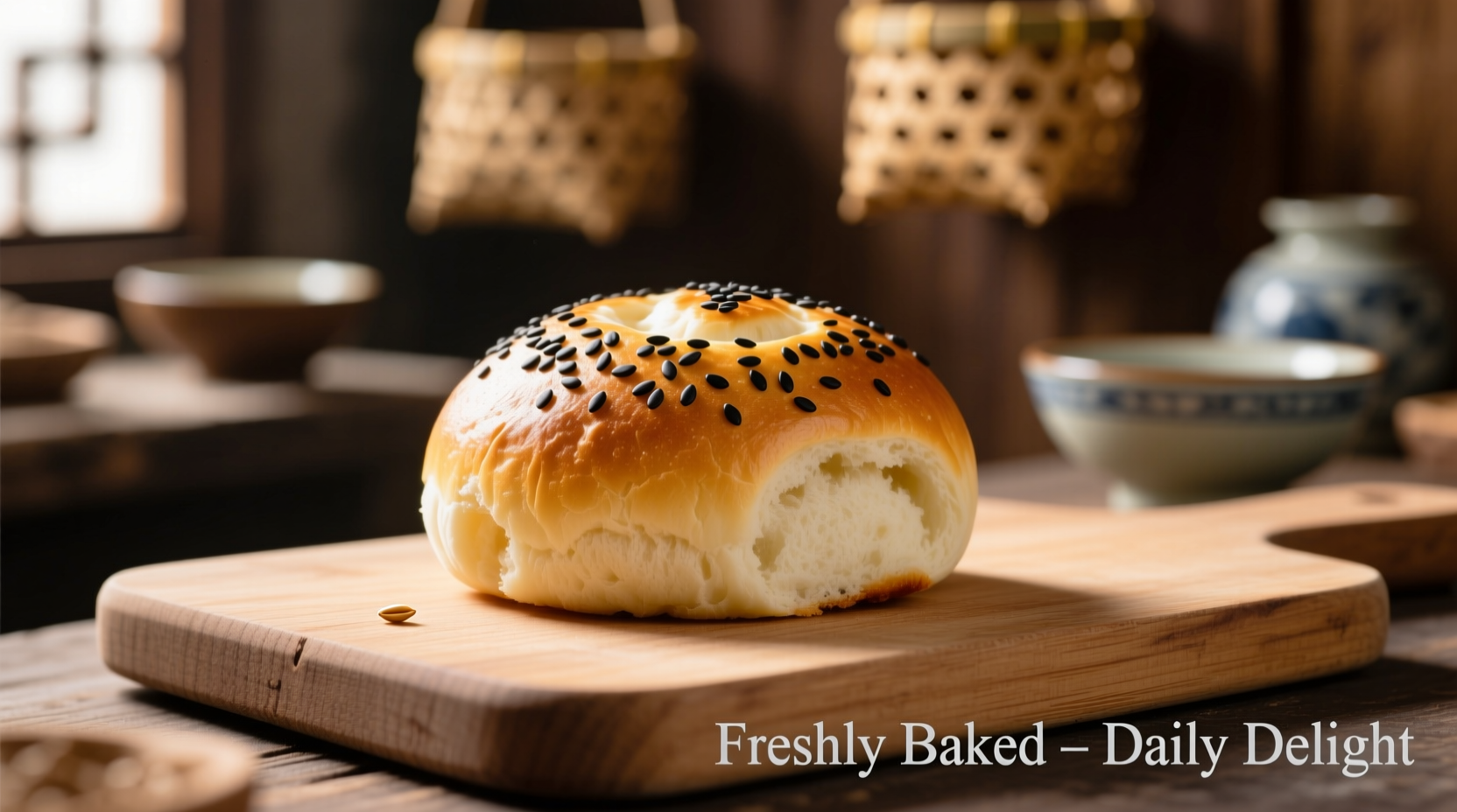 sesame seed bun