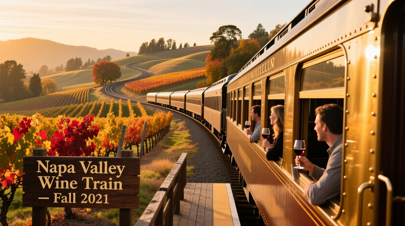 Napa Valley Wine Train Fall 2021 Transport Guide: How to Get There & What to Expect