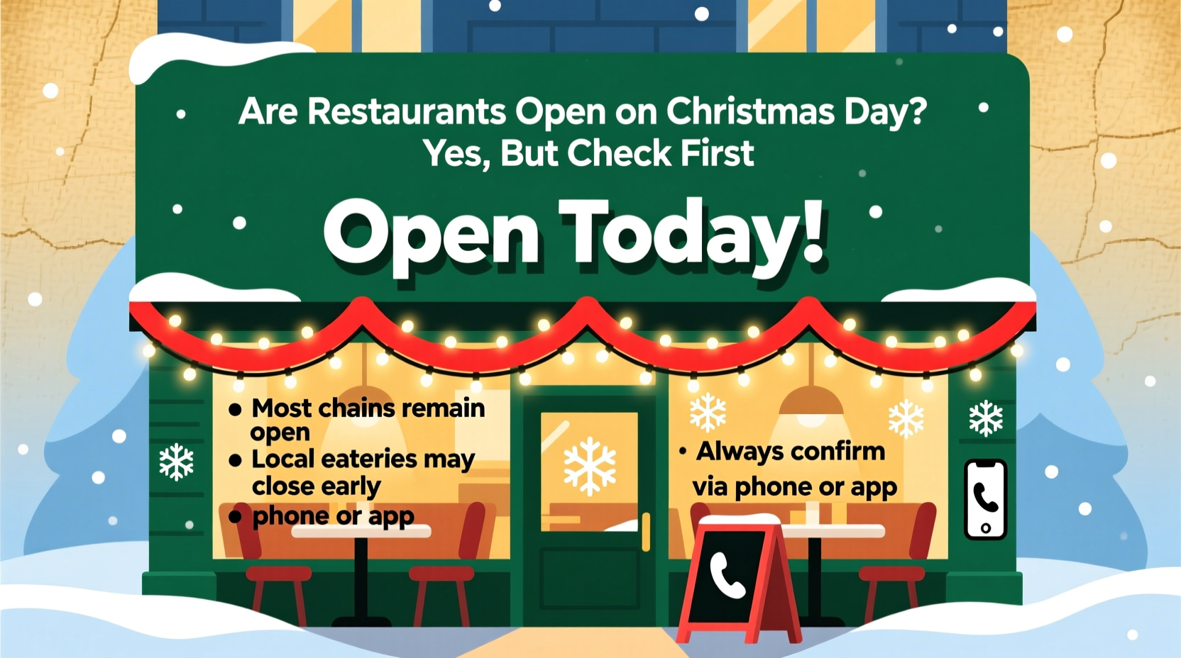 are restaurants open on christmas day