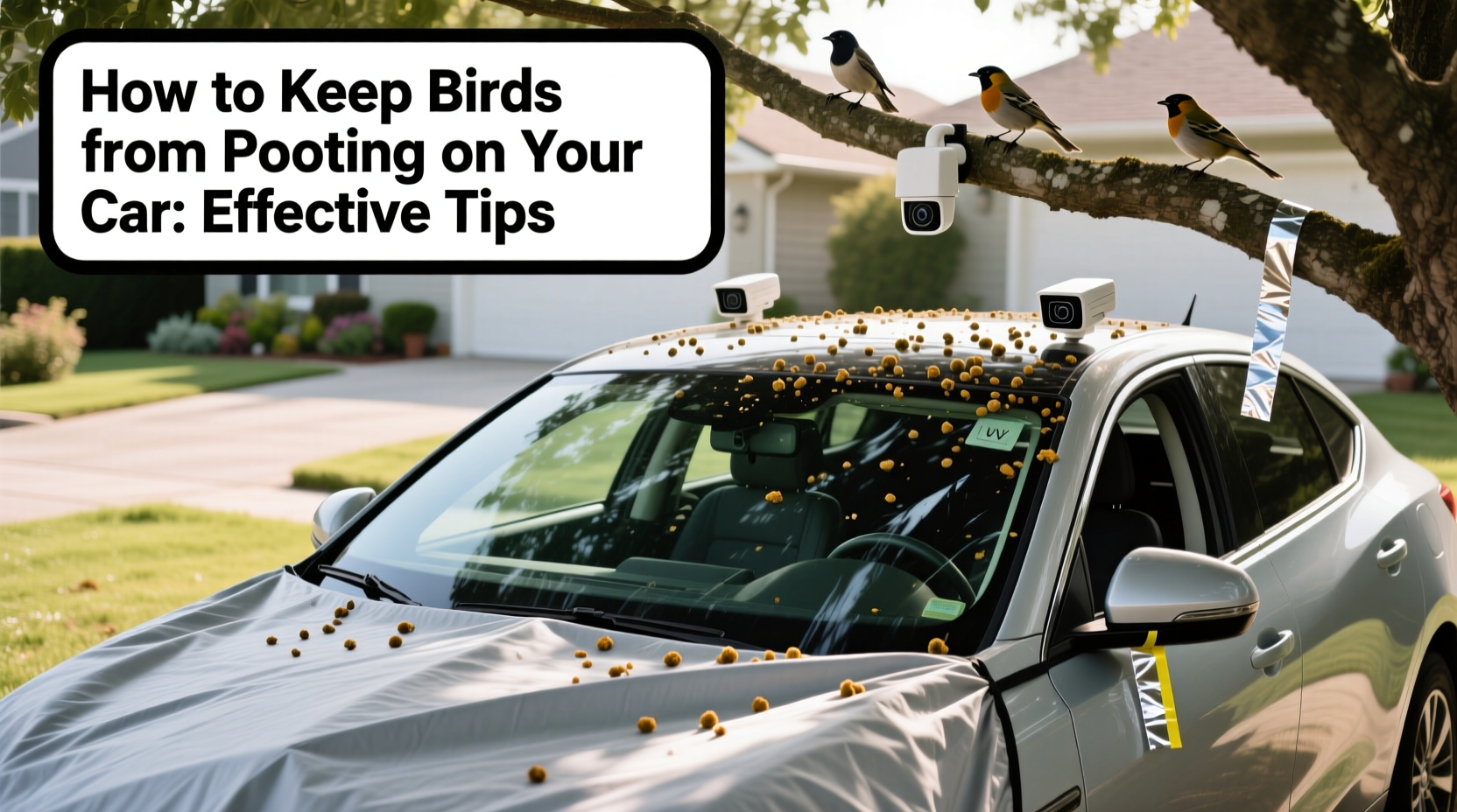 how to keep birds from pooping on your car