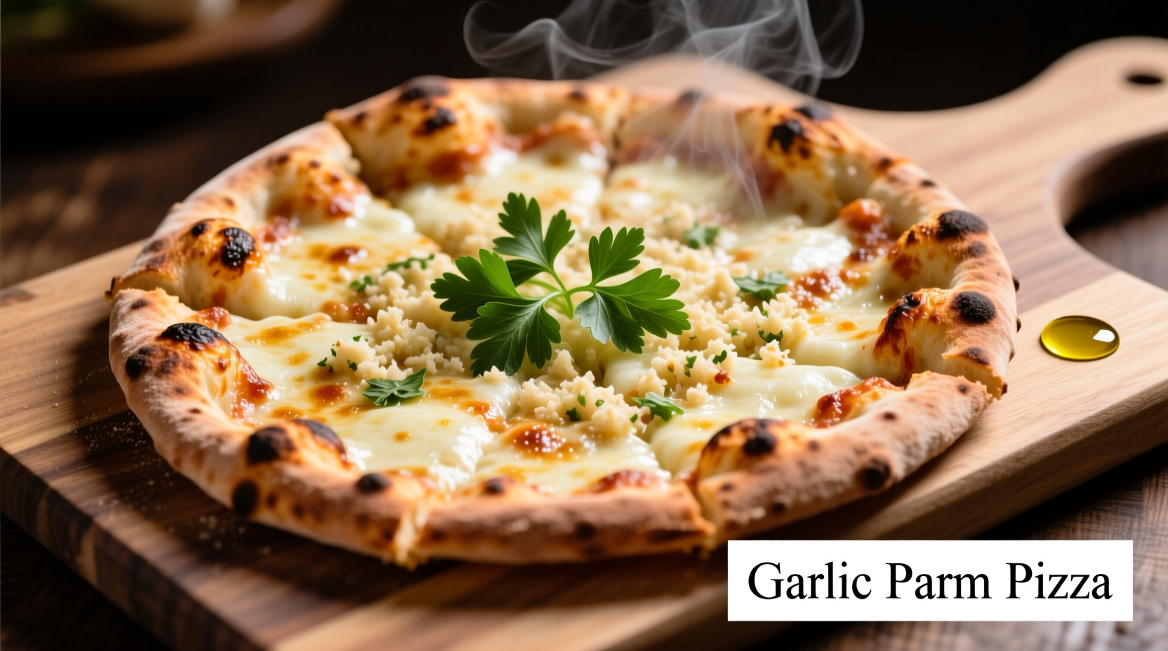 garlic parm pizza