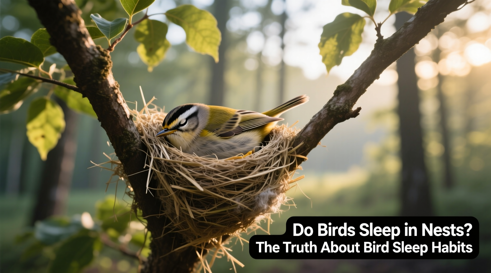 do birds sleep in nests