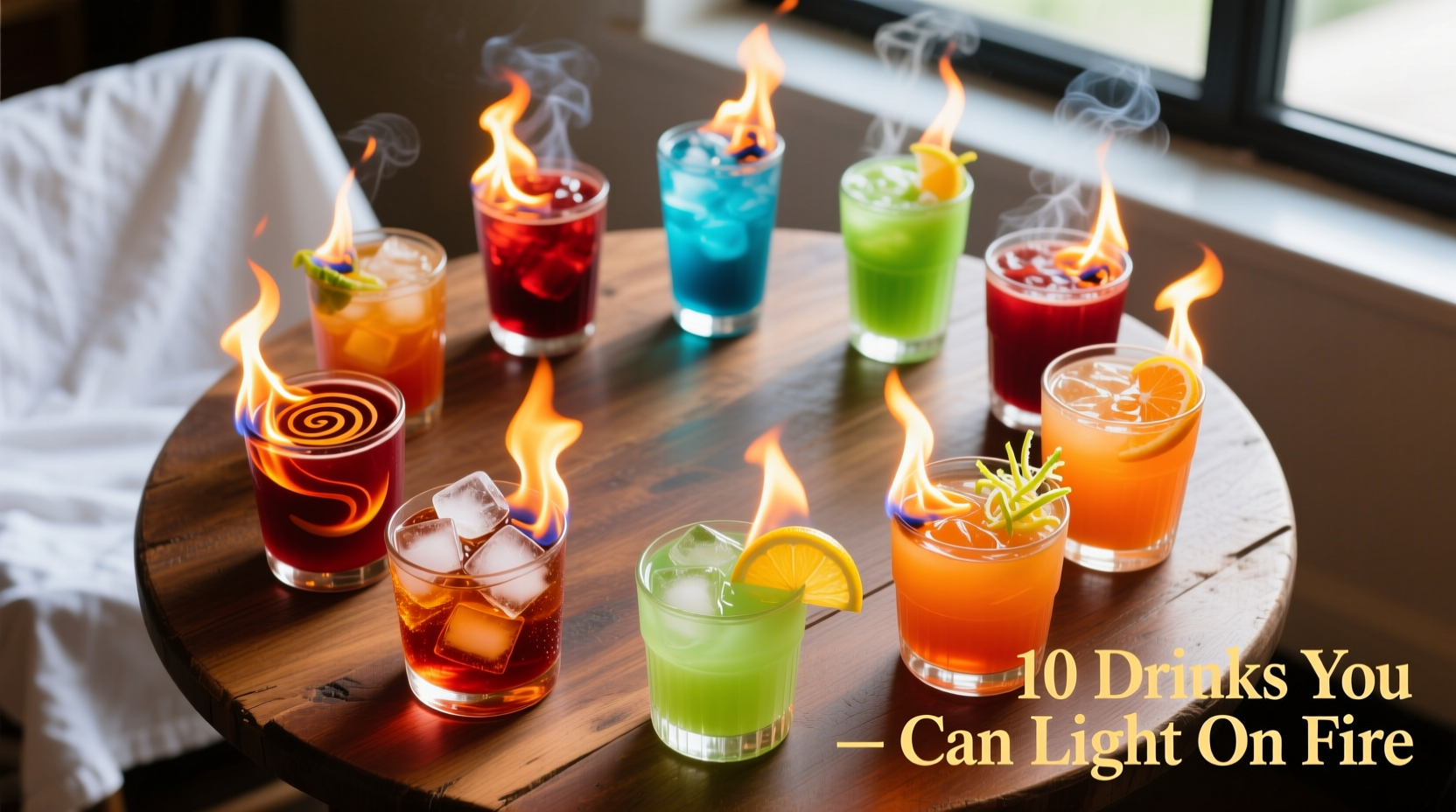 10 Drink Recipes You Can Light on Fire: A Practical Culinary Travel Guide