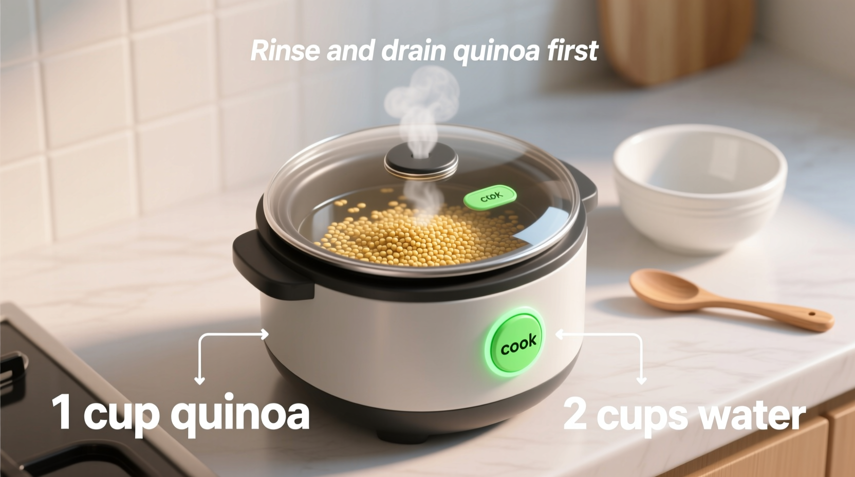 how do i cook quinoa in a rice cooker