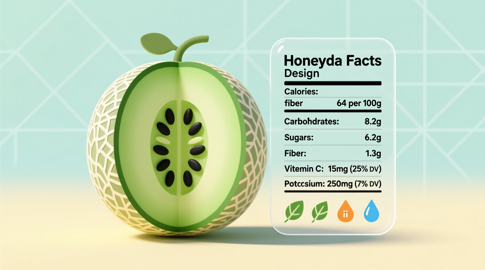 honey dew nutrition information