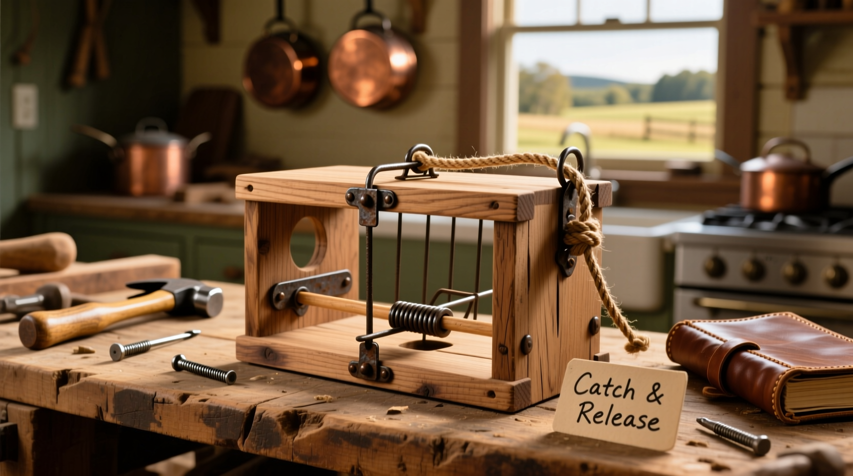 homemade rodent trap