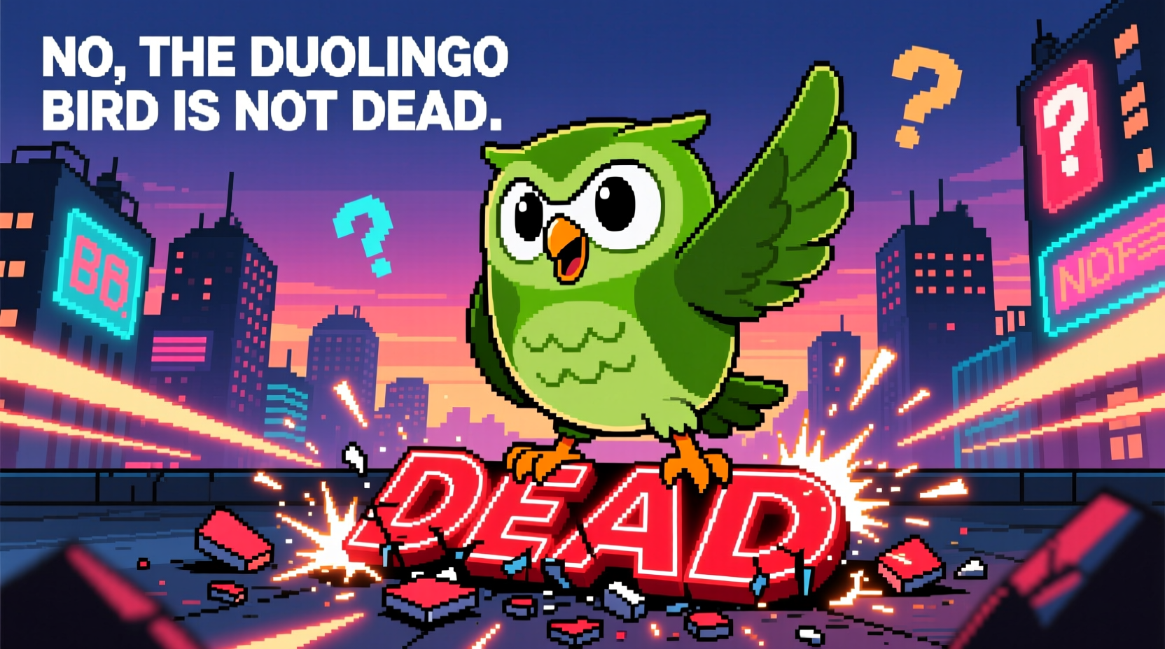 is the duolingo bird dead