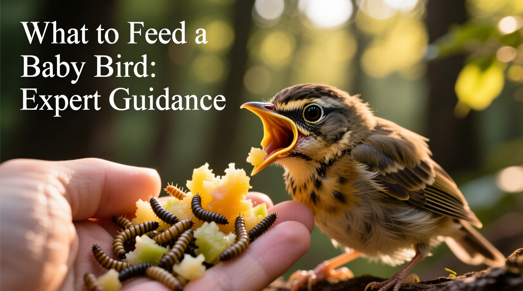 what do you feed a baby bird