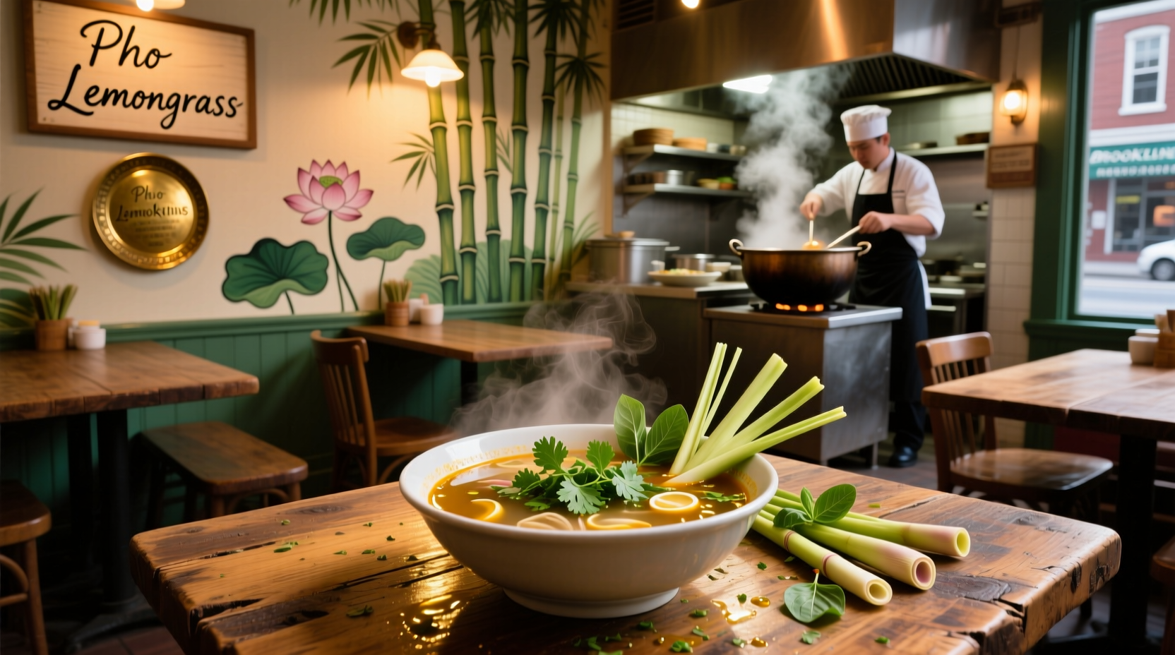 pho lemongrass brookline