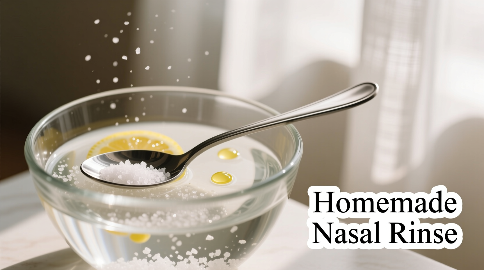 homemade nasal rinse