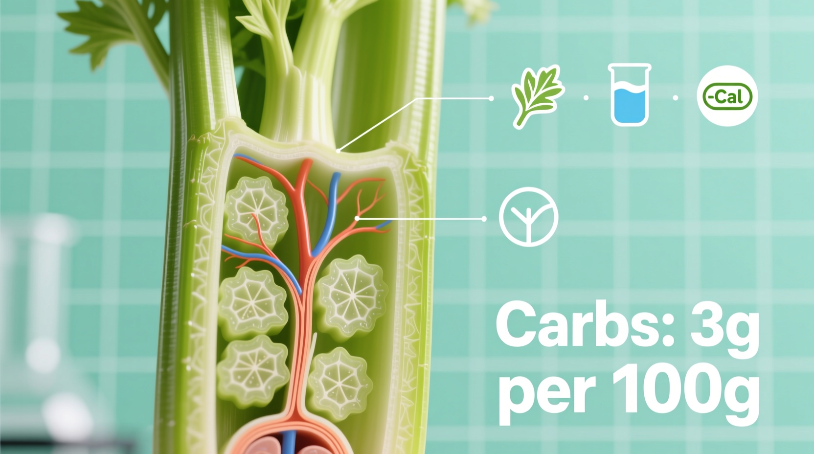 carbs in celery