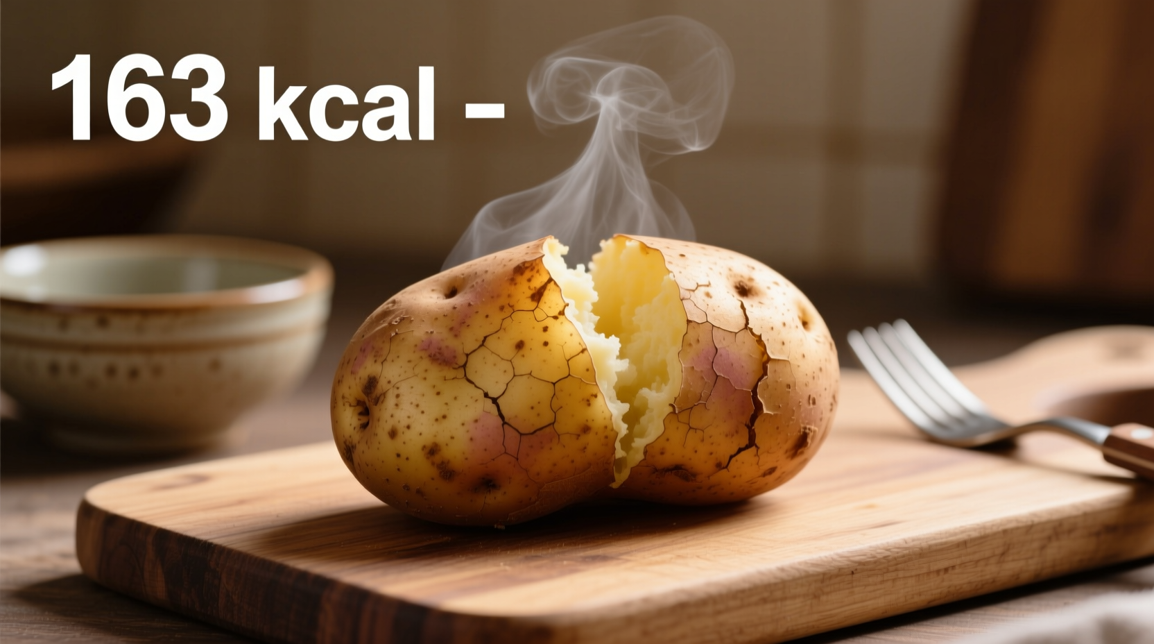 how many calories in one baked potato