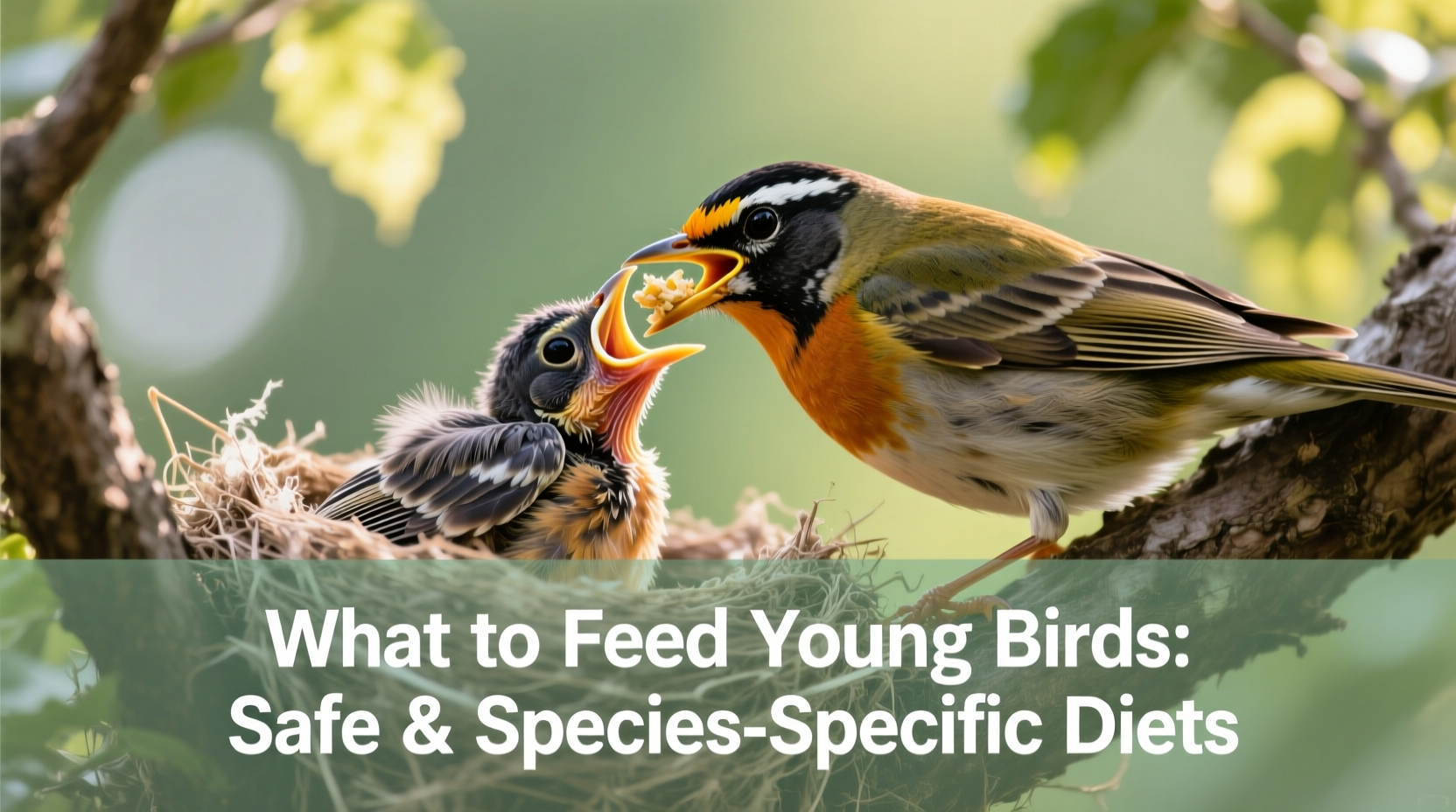 what to feed young birds