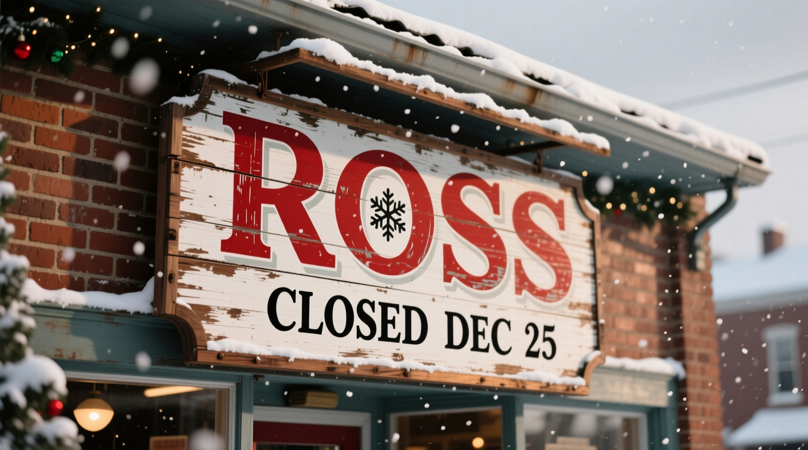 is ross open on christmas