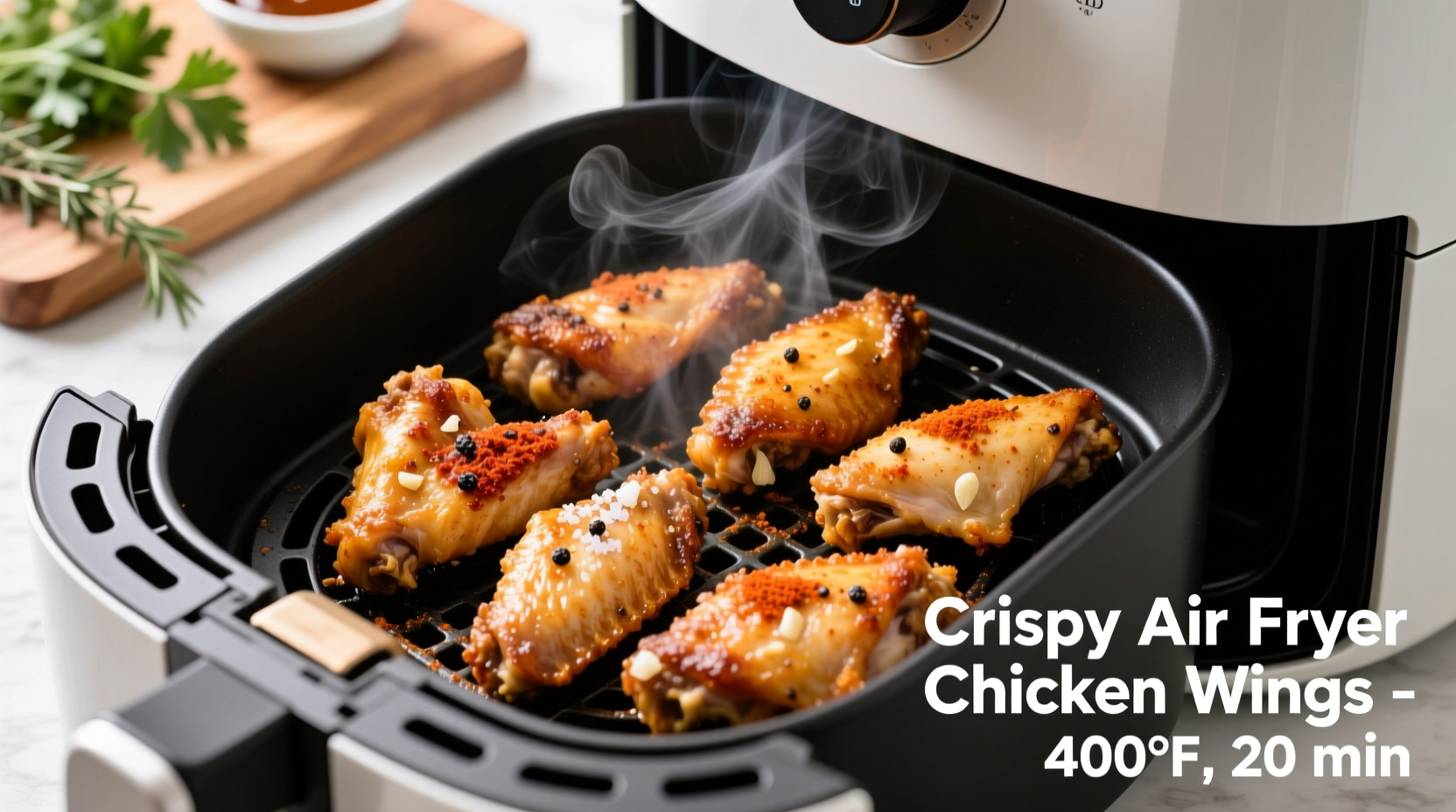 how to cook chicken wings in an air fryer