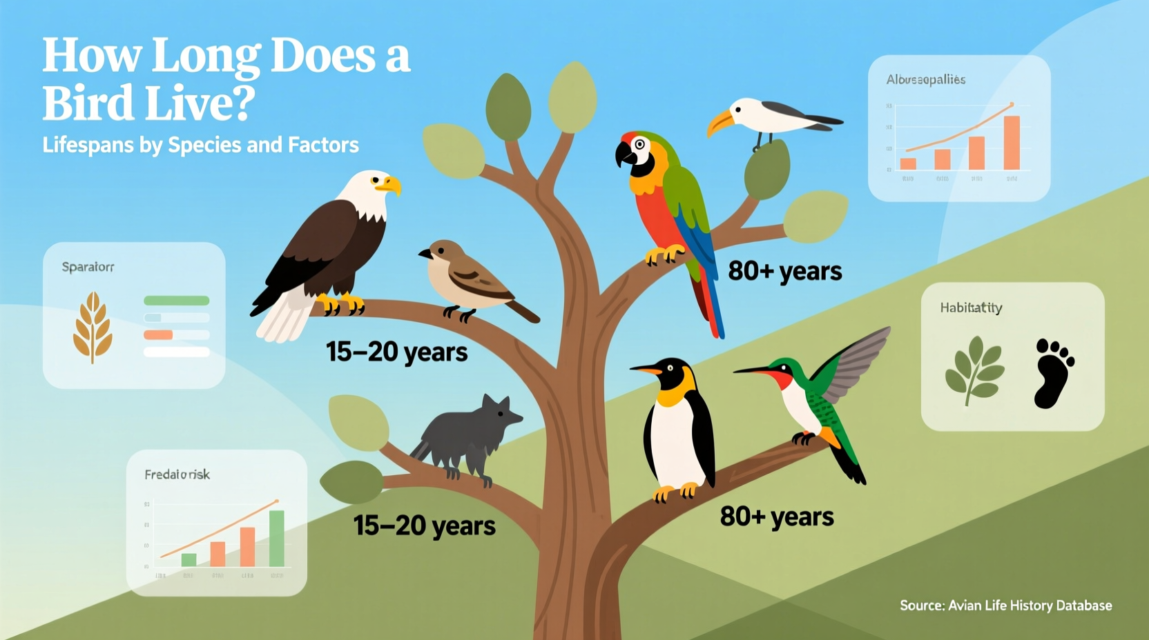 how long does a bird live