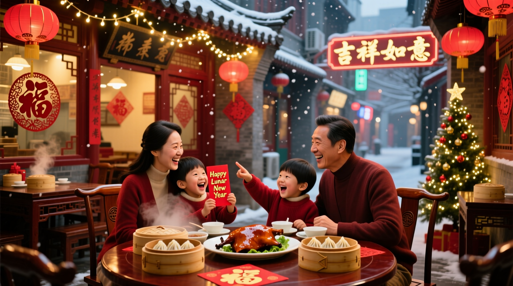 a christmas story chinese restaurant scene