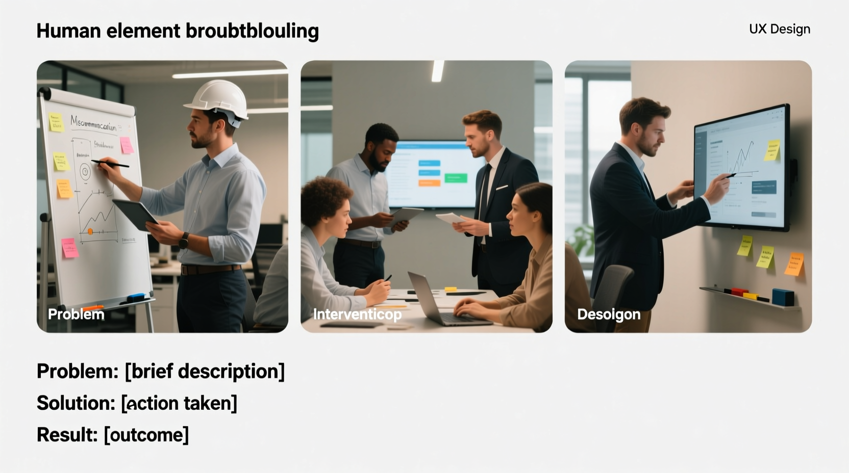 Human element troubleshooting visual guide