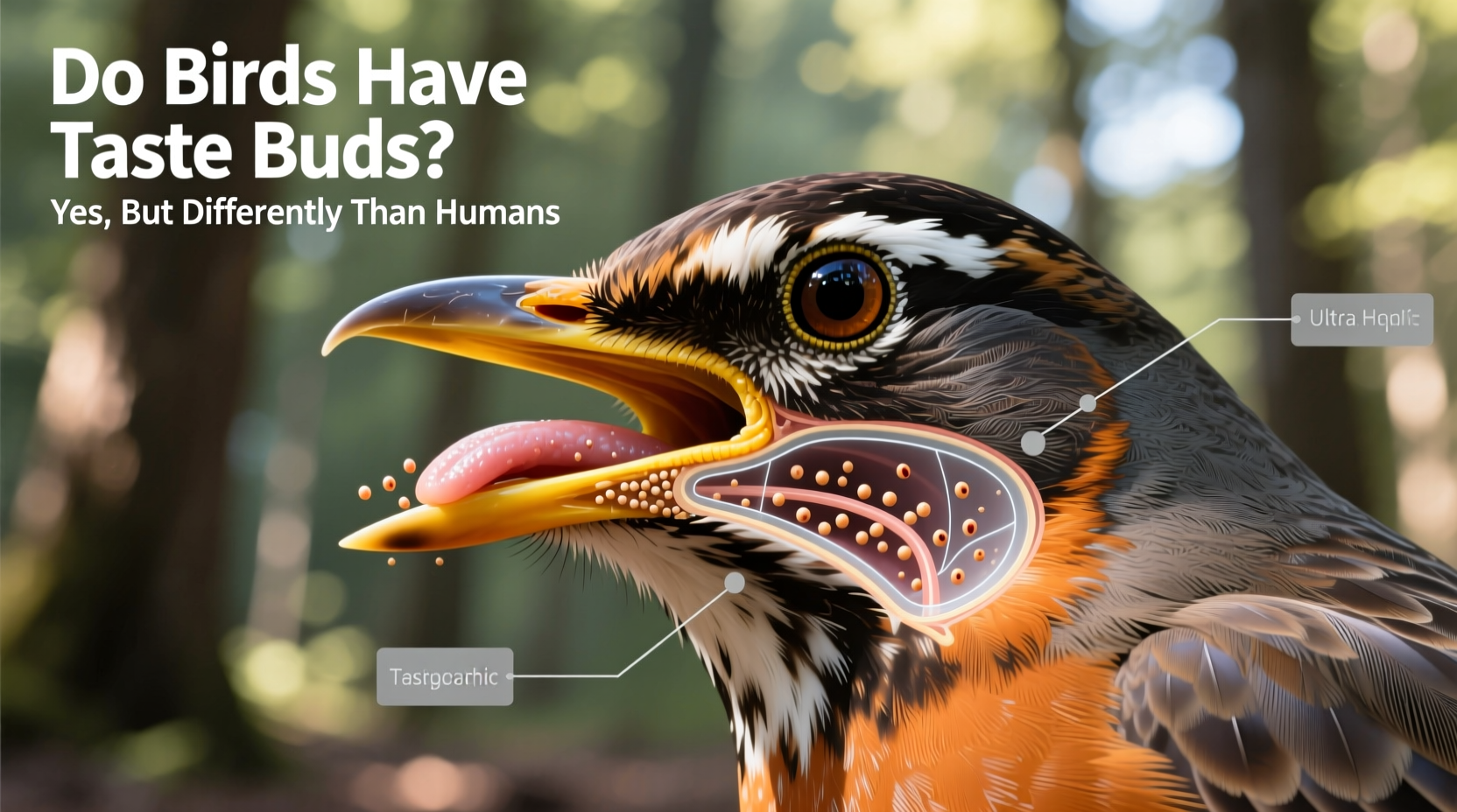 do birds have taste buds
