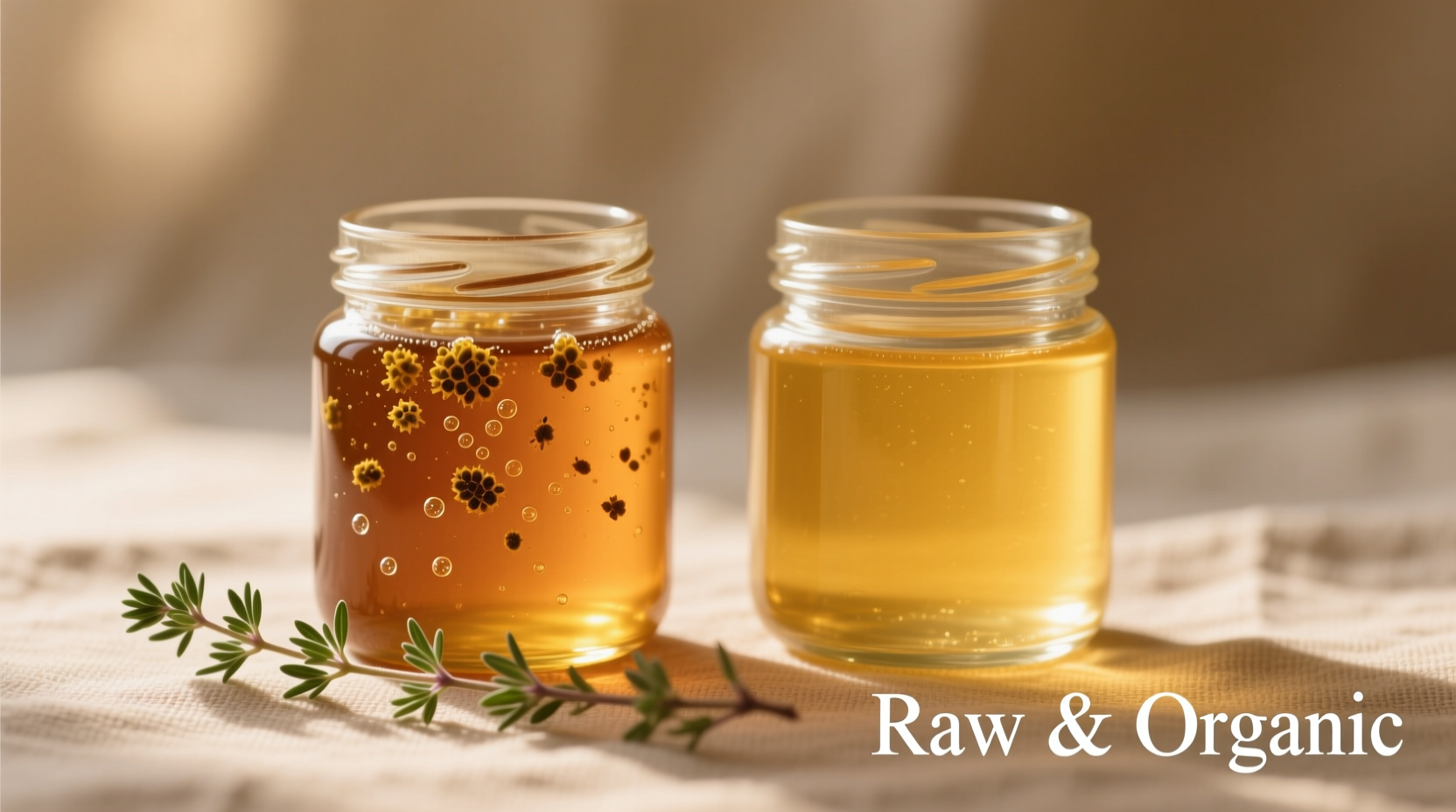 raw honey and organic honey