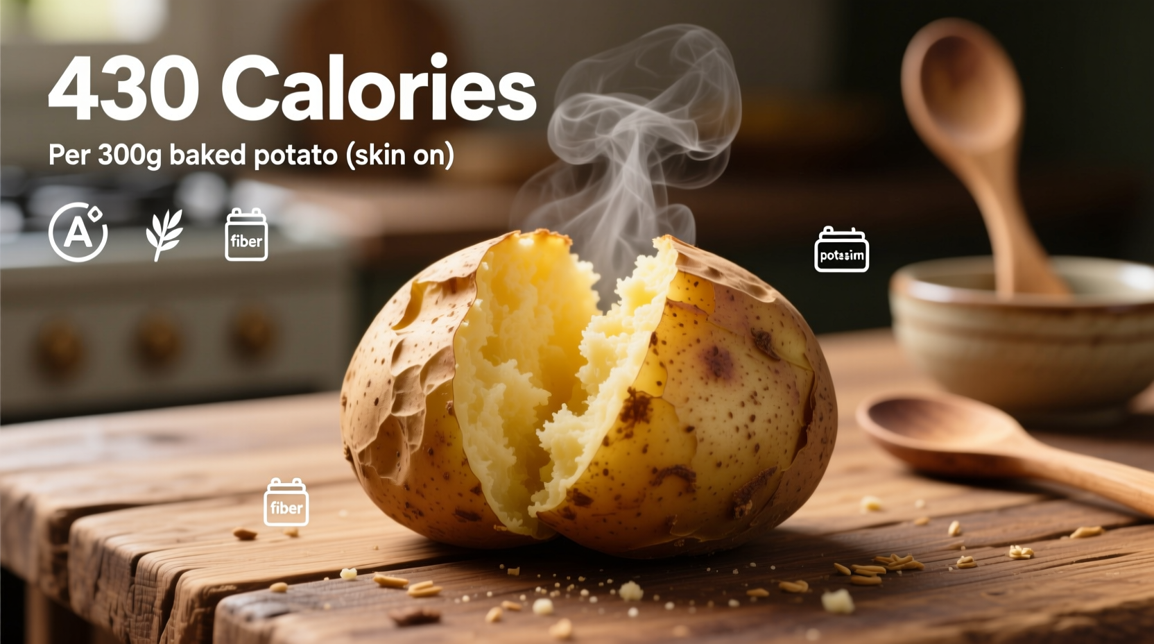 how many calories in baking potato