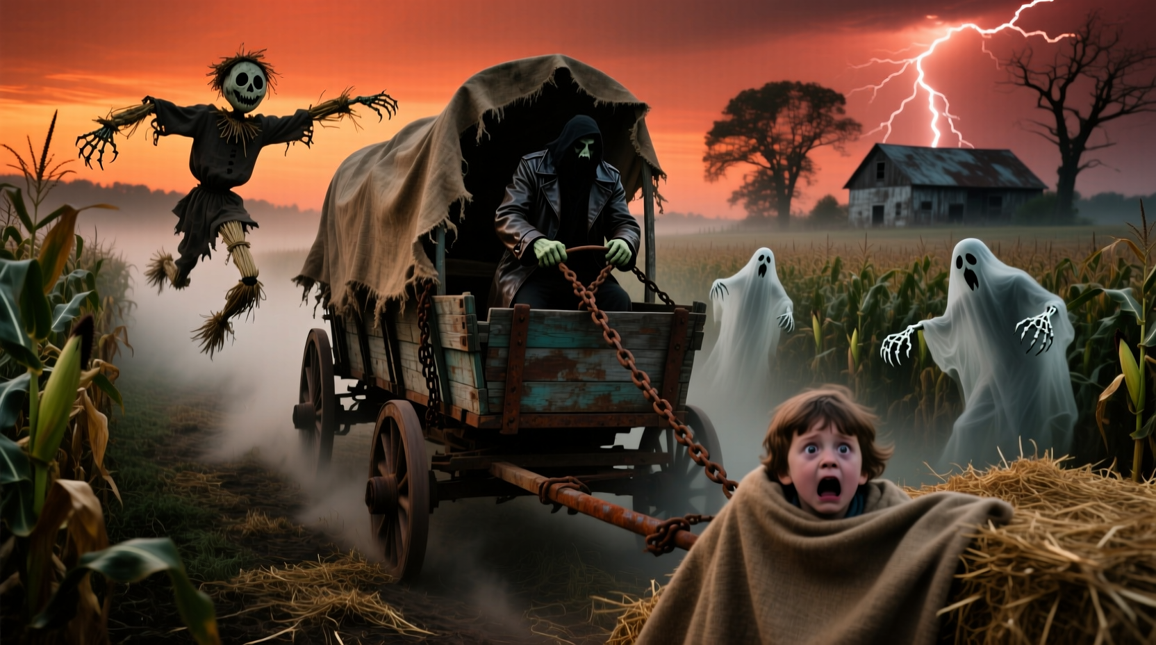Scariest Haunted Hayrides USA: Transport & Logistics Guide