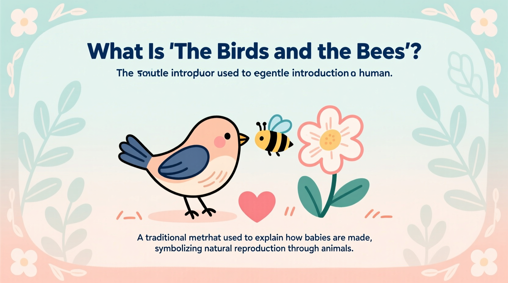 what is birds and the bees