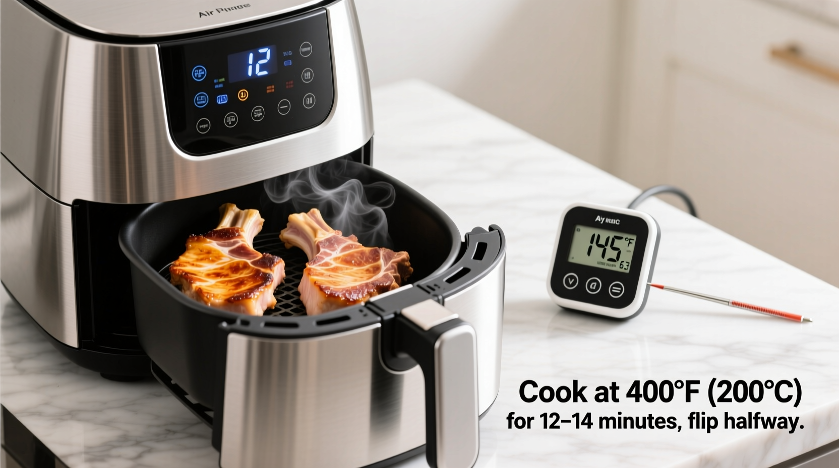 How Long to Cook Pork Chop in Air Fryer: Perfect Timing Guide