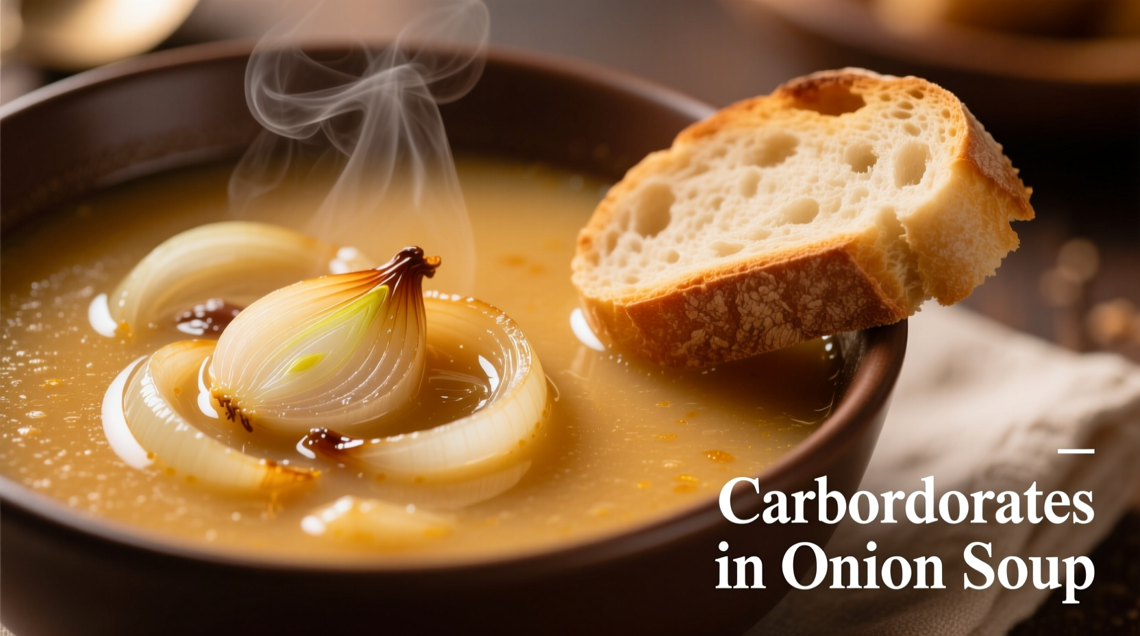Carbohydrates in Onion Soup: Exact Counts & Dietary Tips