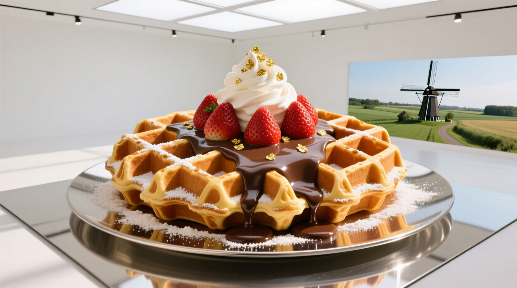World’s Tallest Public Artwork Belgian Highway Food Guide
