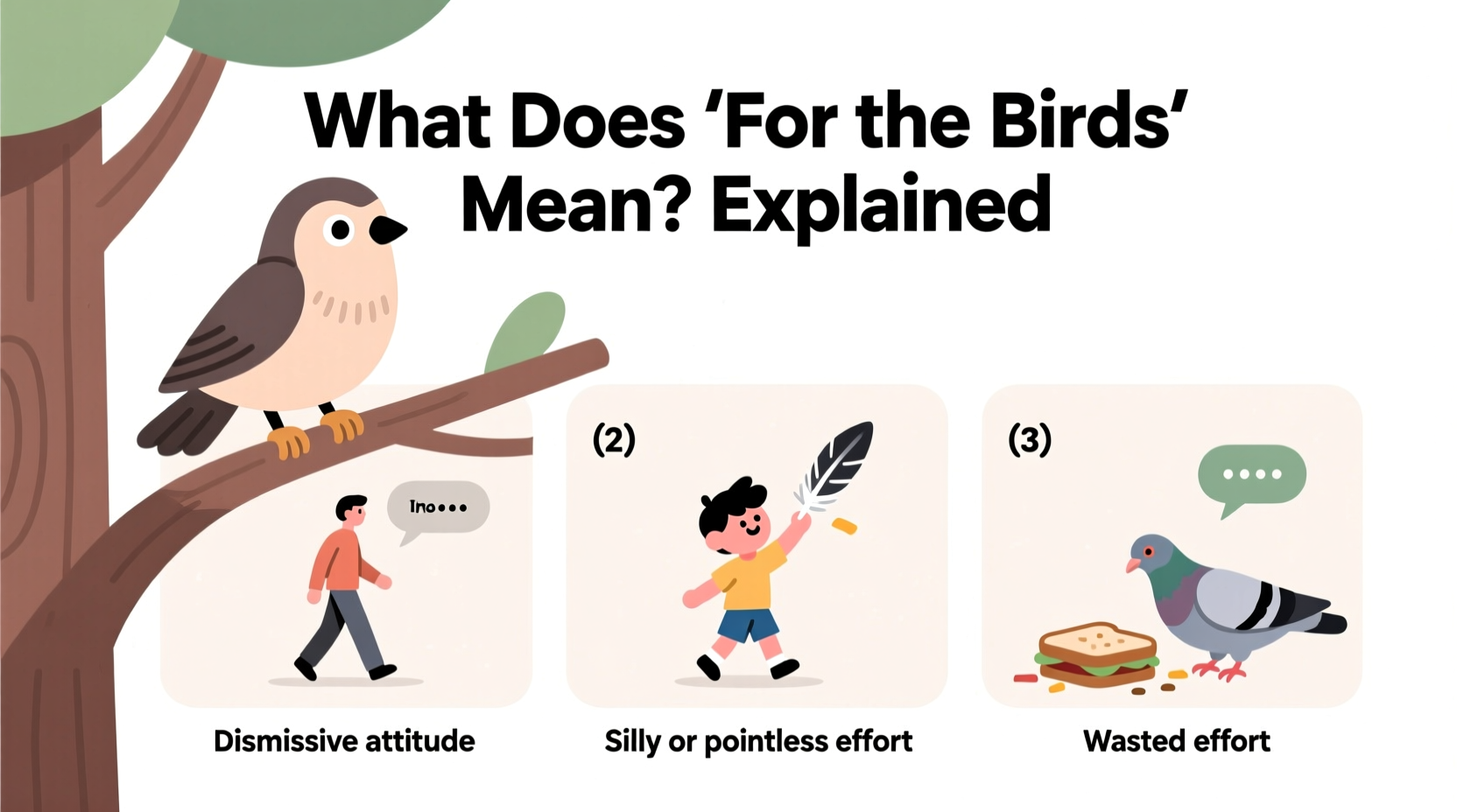 what does for the birds mean