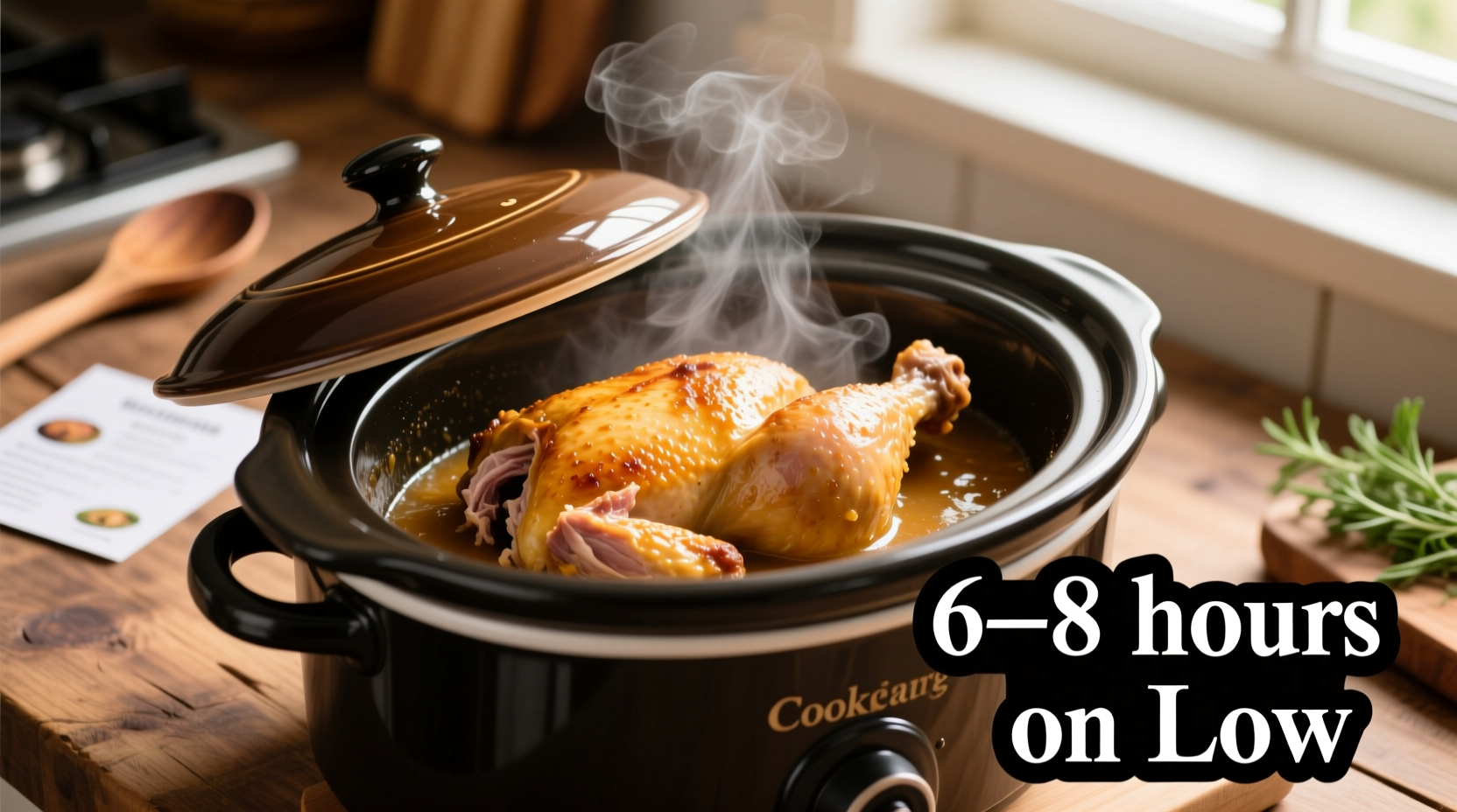 how long to cook chicken in crockpot