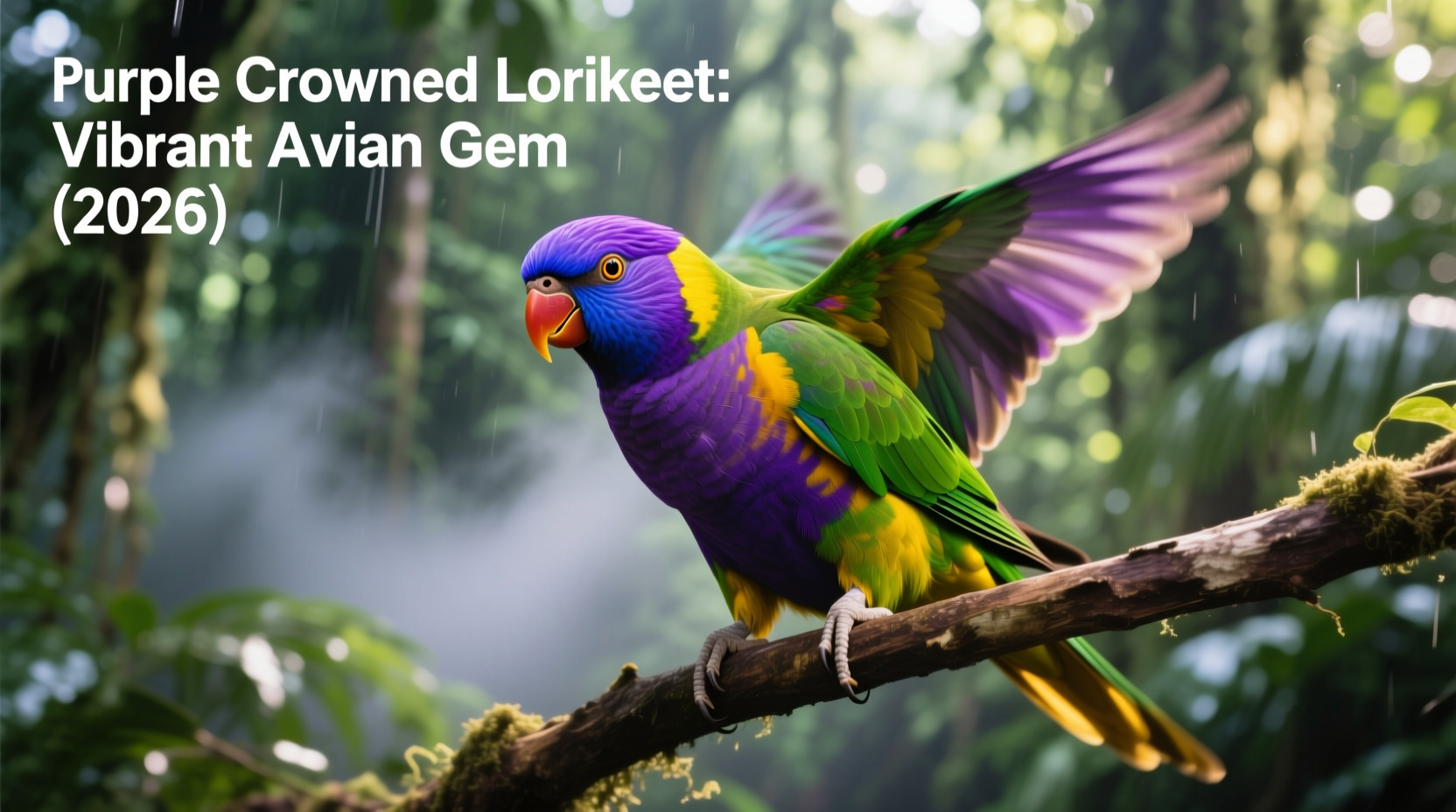 Purple Crowned Lorikeet: Vibrant Avian Gem (2026)